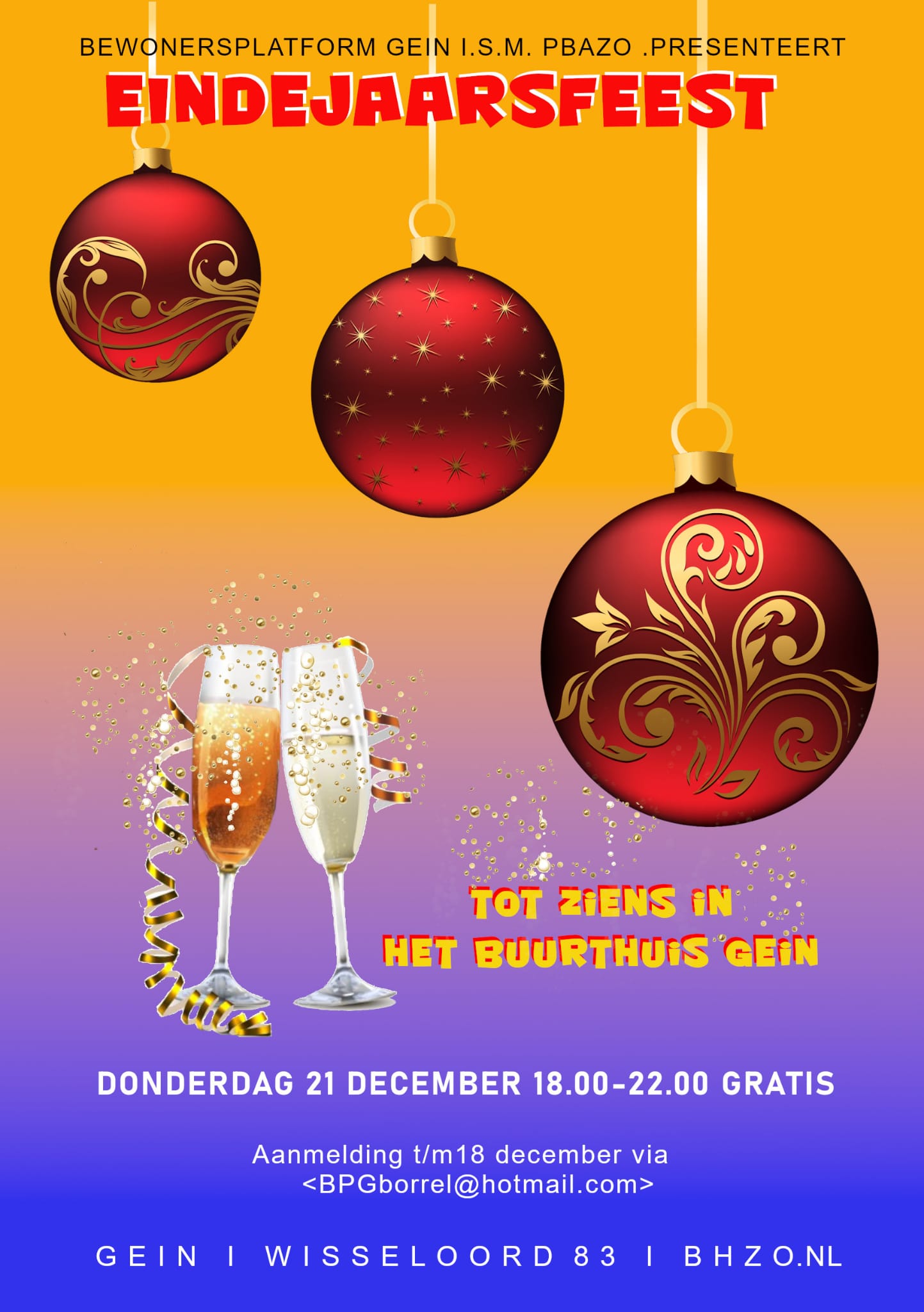 Eindejaarsfeest Gein